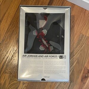 Air Jordan 4 Sz 18 Red & Black